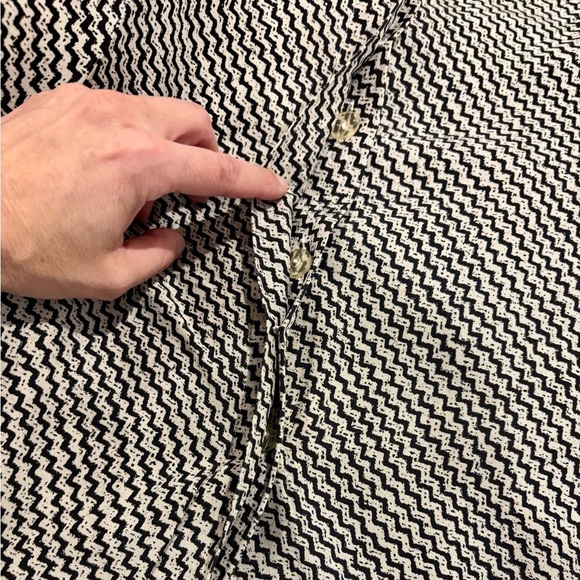 VTG Adrianna Papell Geometric Pattern Silk
Button Up Dress Midi Size 6 - Picture 5 of 7